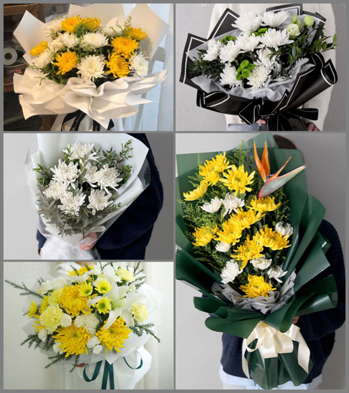 贵州毕节市黔西县永燊乡白事花束代送